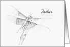 Dragonfly Final Good Bye - Father - Customizable card