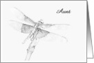 Dragonfly Final Good Bye - Aunt - Customizable card