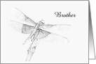 Dragonfly Final Good Bye - Brother- Customizable card