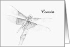 Dragonfly Final Good Bye - Cousin - Customizable card