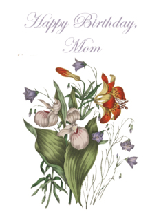 Bouquet - Birthday for Mom Greeting Card