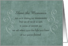 End of Life Party Invitation card