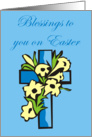 Blessings to you on Easter card