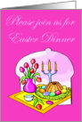 Please join us for Easter Dinner card