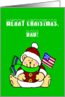 Merry Christmas, Dad! - Deployed Dad card