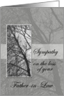 Loss of Father-in-Law Sympathy card