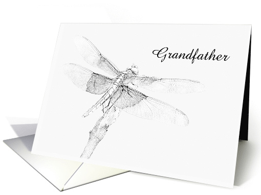 Dragonfly Final Good Bye - Grandfather - Customizable card (1115998)