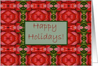 Happy Holidays card
