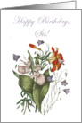 Bouquet - Birthday Sister card