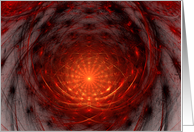 Orange Fractal card