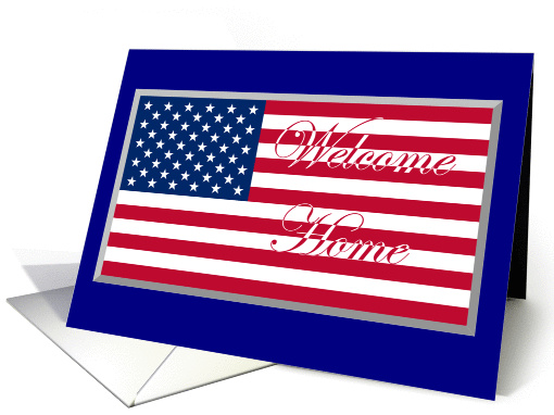 Welcome Home - Flag card (127925)