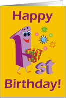 Happy 1st Birthday! card