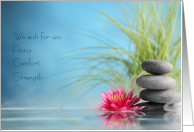 Balanced Rocks Sympathy From All of Us card
