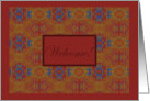 Welcome! card