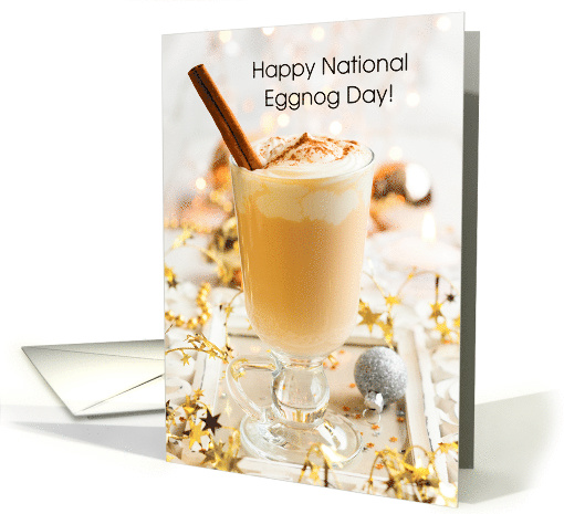 Happy National Eggnog Day - Dec 24 card (1461446)