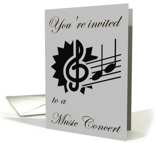 Music Concert Invitation card (147253)