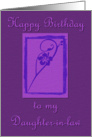 Happy BIrthday to my Daughter-in-law card
