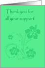 Thank you for your support! card