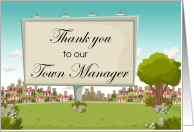 Thank you to Town Manager -- Coronavirus Quarantine card