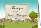Thank you to Town Manager -- Coronavirus Quarantine card