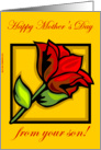 Happy Mother’s Day from your son! card