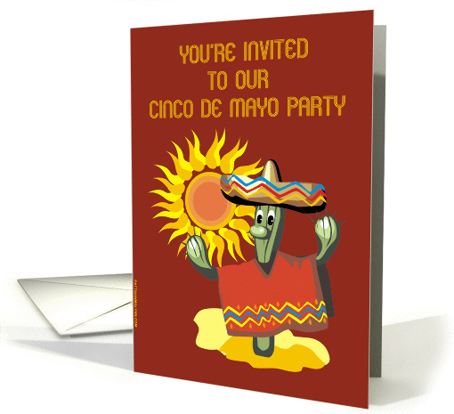 Cinco de Mayo Party Invitation card (181379)