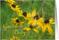 Garden Party Invitation card
