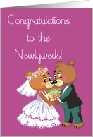 Congratulations to the Newlyweds card