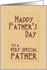 Happy Father’s Day to a very Special Father card