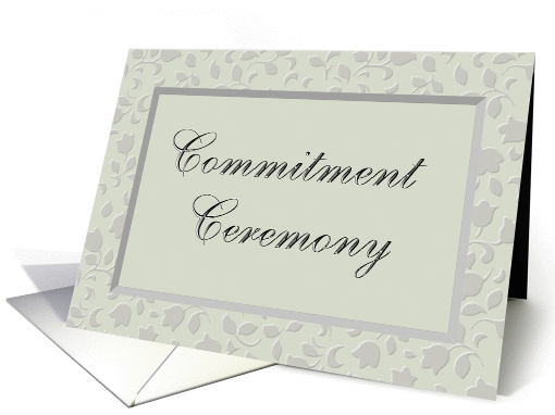 Commitment Ceremony card (197014)