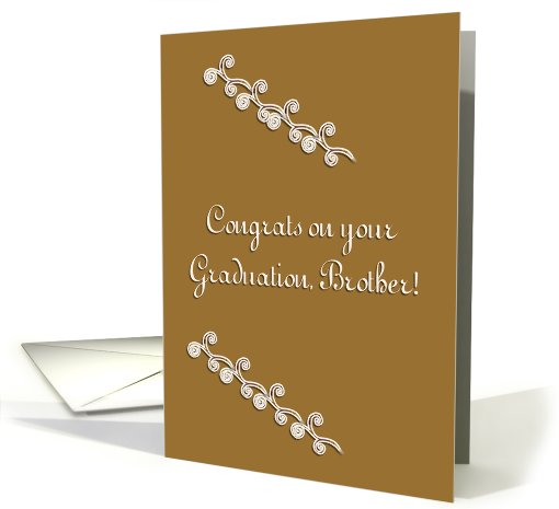 Congrats on your graduation, Brother! card (200308)