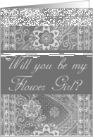 Will you be my Flower Girl? card