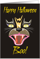 Happy Halloween - Boo Cat card