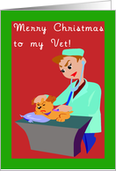 Merry Christmas to my Vet card