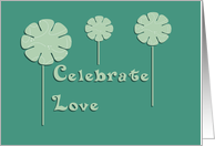 Celebrate Love Anniversary Party Invitation card