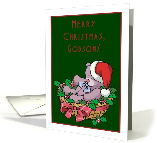 Merry Christmas, Godson! card (264770)
