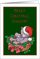 Merry Christmas, Godson! card