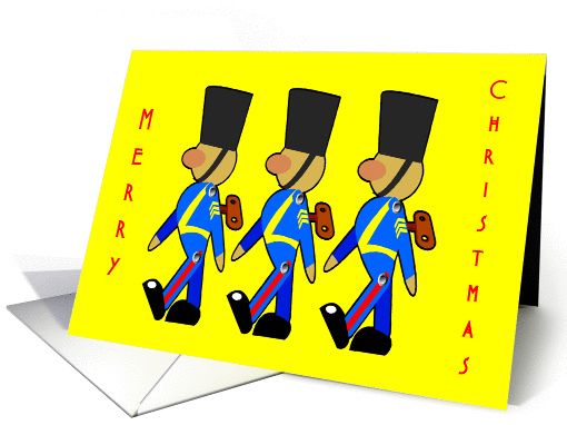 Merry Christmas Toy Soldiers card (265882)