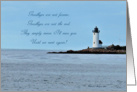Lighthouse Farewell/Good Bye card