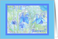 Columbine Farewell card