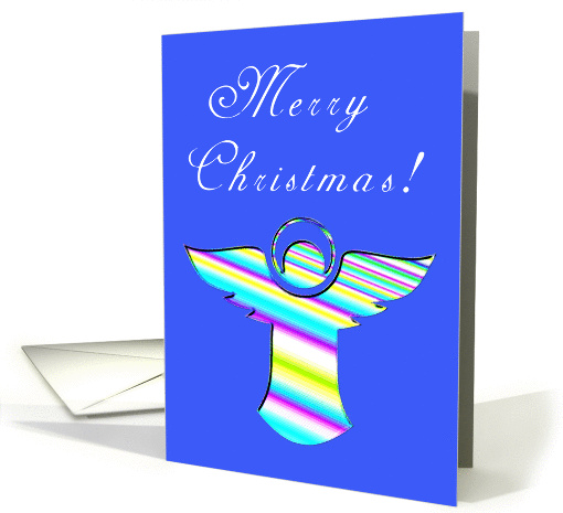 Merry Christmas - Rainbow Angel card (272183)