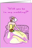 Will you be in my wedding? card