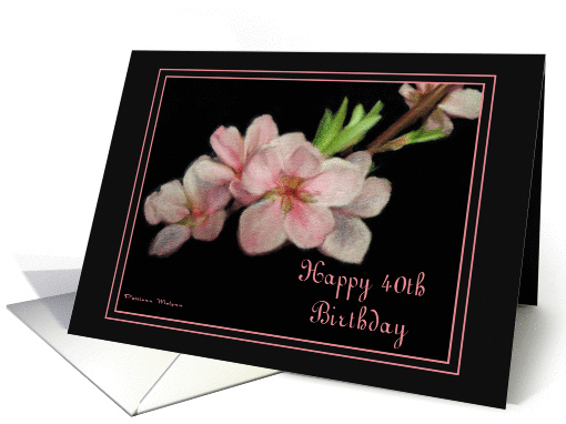 Happy 40th Birthday card (288341)