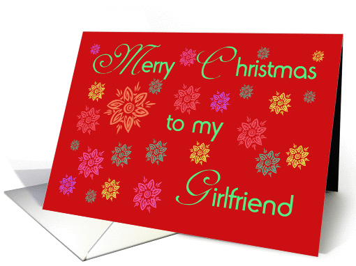 Merry Christmas to my Girlfriend! card (302466)
