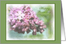 Happy Birthday, Sis! - Lilac card
