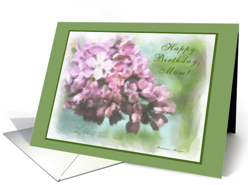 Happy Birthday, Mom! - Lilac card (315886)