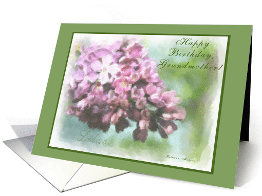 Happy Birthday, Grandmother! - Lilac card (316078)