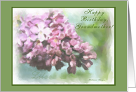Happy Birthday, Grandmother! - Lilac card
