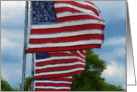 America Flag card