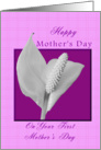 First Mother’s Day Peace Plant card